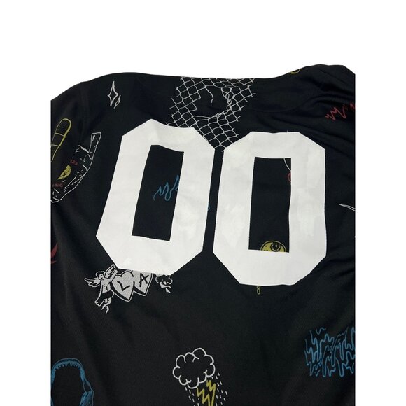 Rue21 Los Angeles Graphic Baseball Jersey Button-Up S Short Sleeves Athleisure - Picture 14 of 16